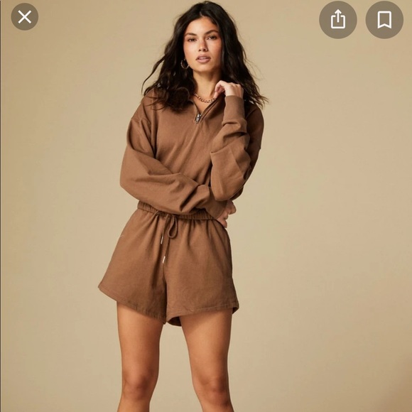 Tan lines SANTA BARBARA SWEATSHIRT- mocha - Picture 4 of 11